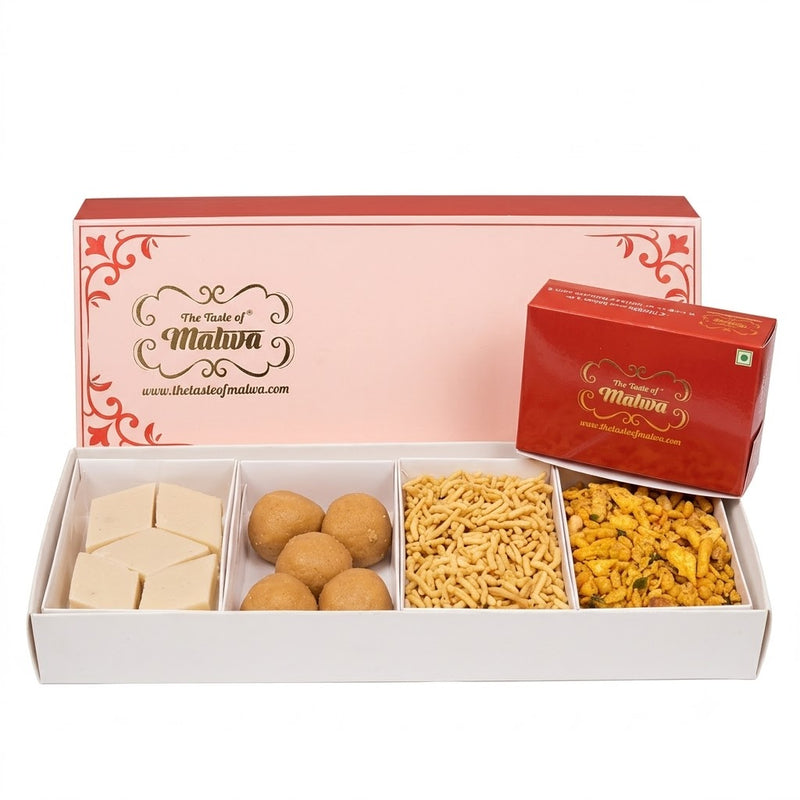 Premium Indori Namkeen & Traditional Sweet Gift Box