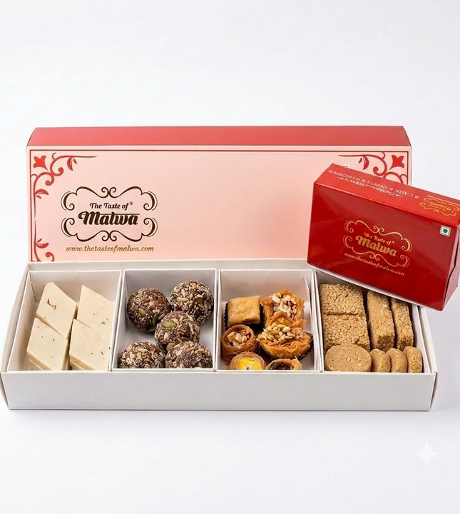 Premium Baklawa, Kaju Katli  Gajak Gift Box